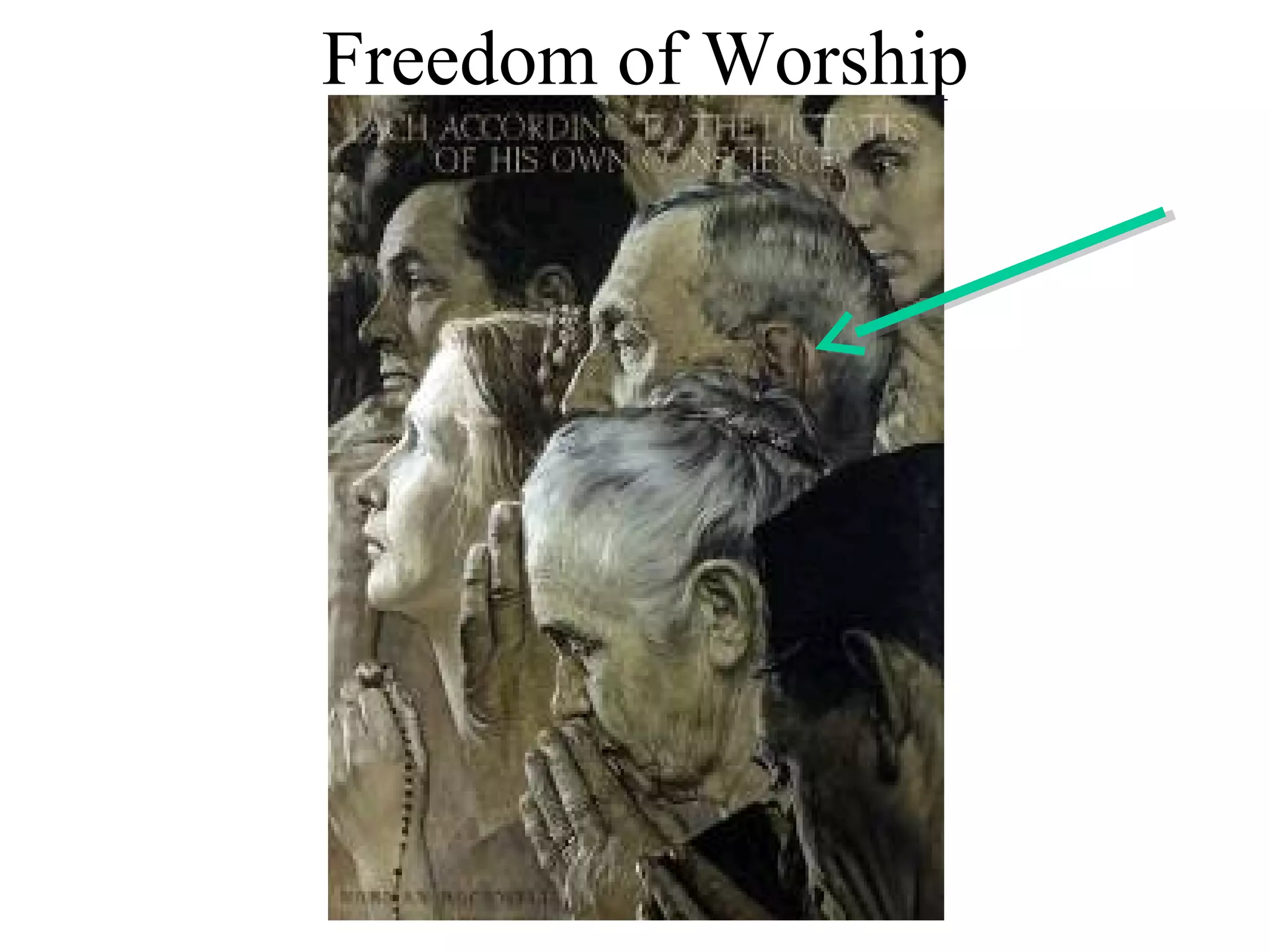 Freedom of Worship
 