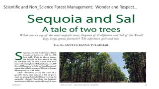 Scientific and Non_Science Forest Management: Wonder and Respect…
4/30/2017 APRIL 29. 2017 GGIC MSC AMULYA TULADHAR 18
 