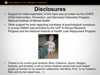 April 3, 2014-Trauma in Young Children Under 4-Years of Age: Attachment