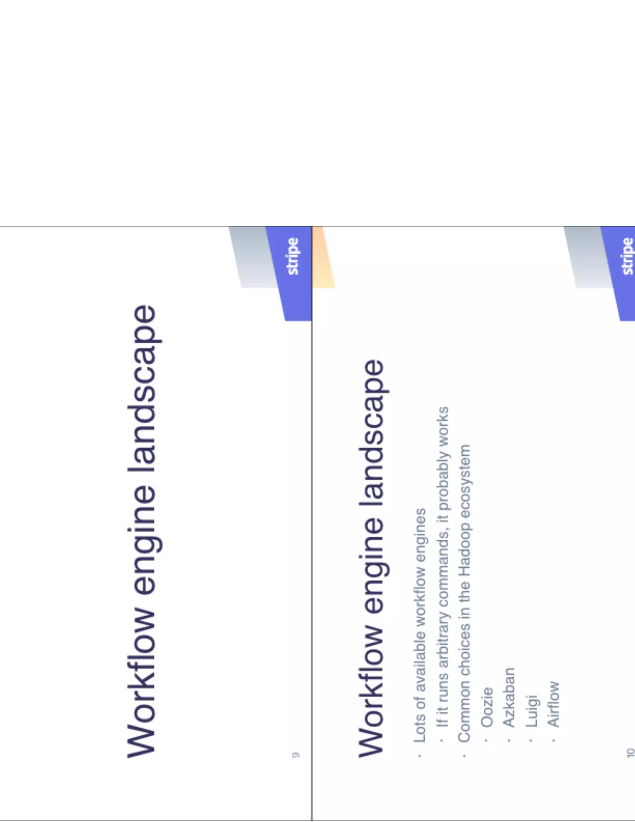 Choosing a Workflow Engine for Hadoop