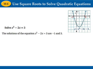 Holt Algebra 1
9-3 Graphing Quadratic Functions
 
