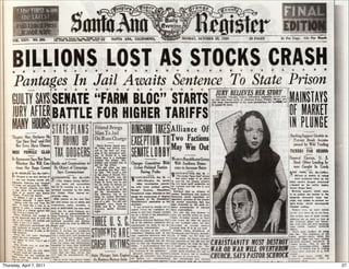 Thursday, April 7, 2011   27
 