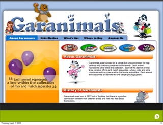 Thursday, April 7, 2011   6
 