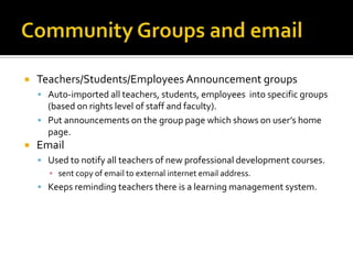 Why should they come?EquityCCPS philosophy is to provide equity for all students and teachers, in terms of equipment, facilities and software. Readiness of learnersWe want the program to be available when the principals and teachers decide they are ready.Professional DevelopmentCreate on-line first professional development course available in Collier.