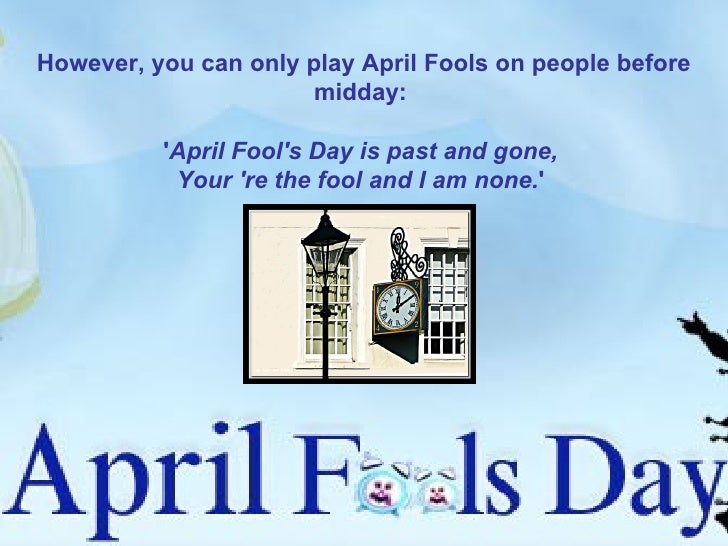April Fool