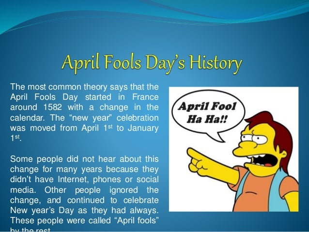 April fool's day