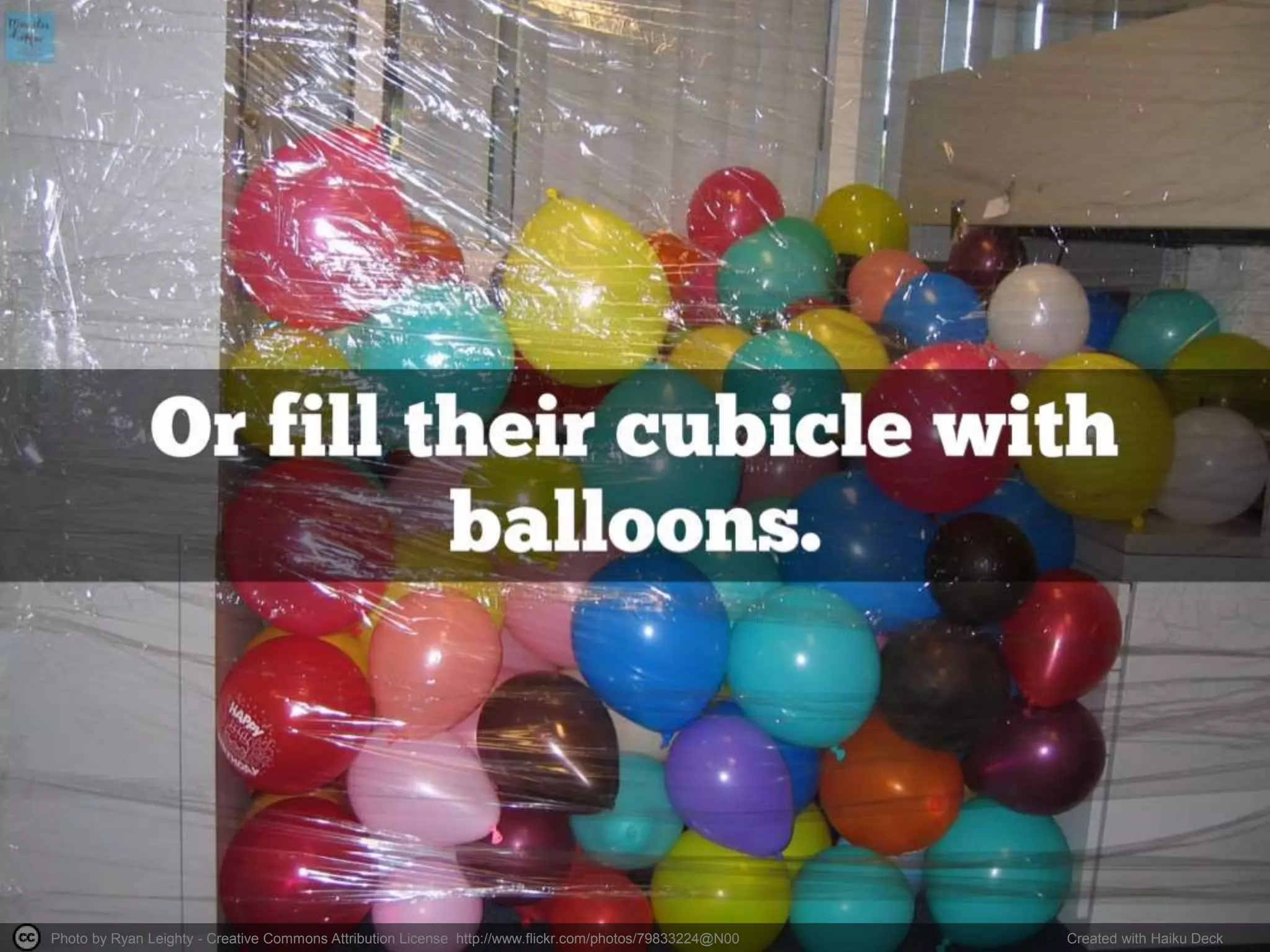 Photo by Ryan Leighty - Creative Commons Attribution License http://www.flickr.com/photos/79833224@N00 Created with Haiku Deck
 