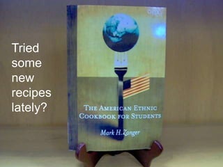 Tried some new recipes lately?