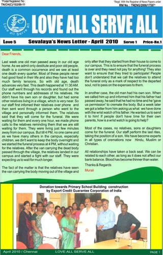 April News Letter 2010