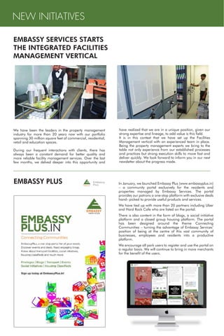 Embassy Management Embassy Services April 2015 Newsletter: 365 Degrees | PDF