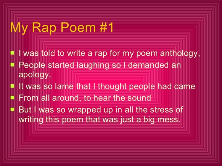 Rap Poems : Rap Poems Clean Page 1 Line 17qq Com / Read short, long, best, and famous poem.