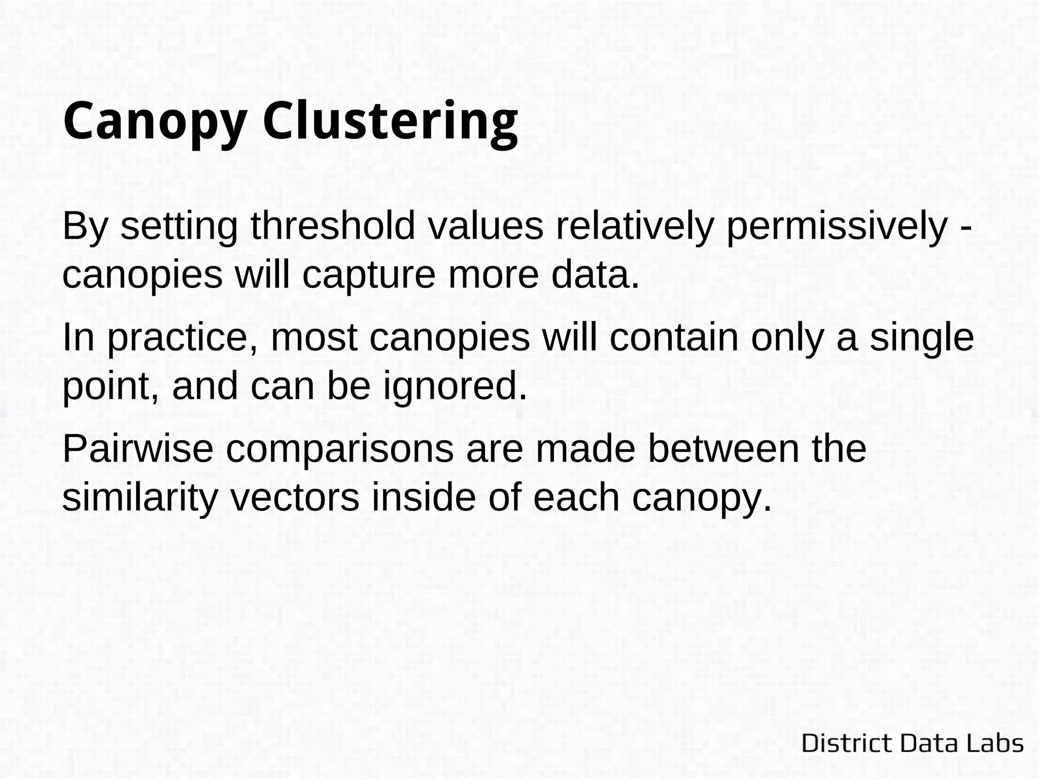Data Preparation
Good Data Preparation can go a long way in
getting good results, and is most of the work.
- Data Normalization
- Schema Normalization
- Imputation
 