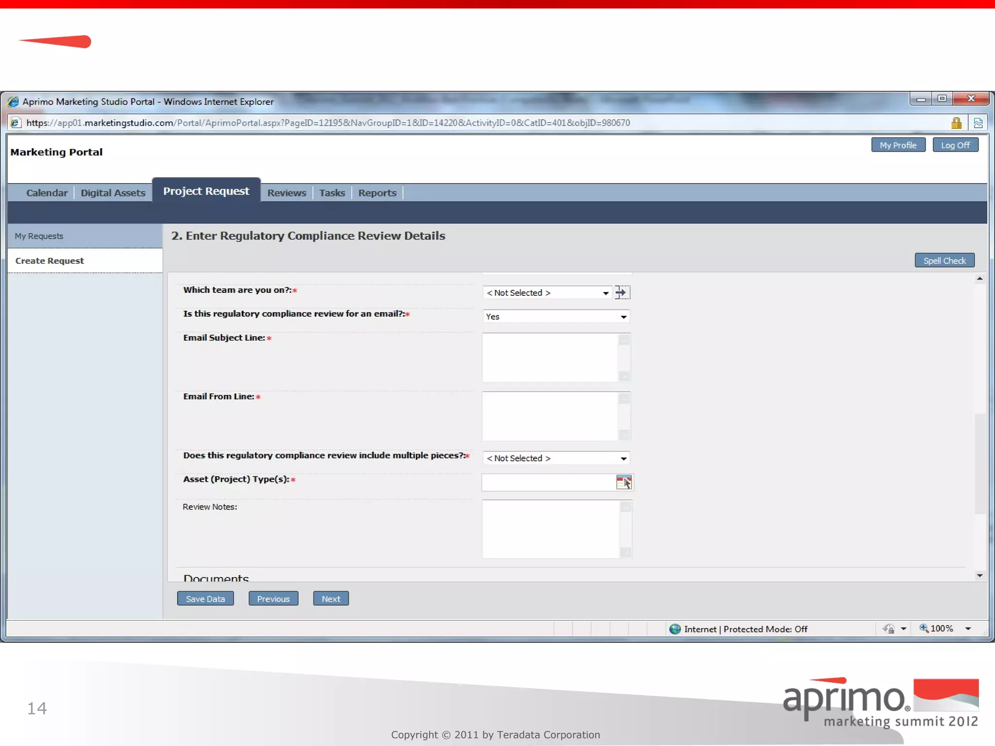 14
     Copyright © 2011 by Teradata Corporation
 