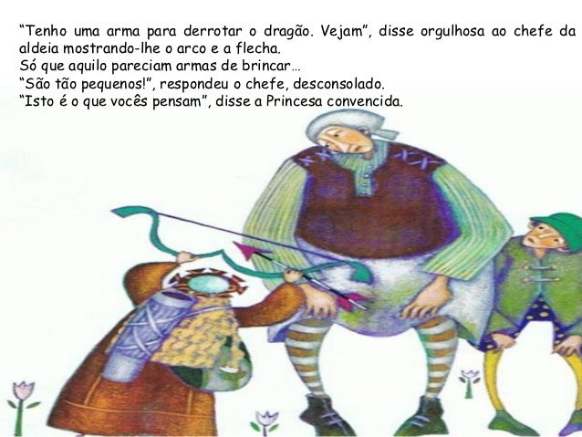 Pegou no arco e com as suas mÃ£os pequeninasesticou-o como via fazer os arqueiros darainha AvÃ³.Sentia que as pessoas a obse...