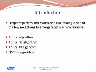 Apriori algorithm | PPTX