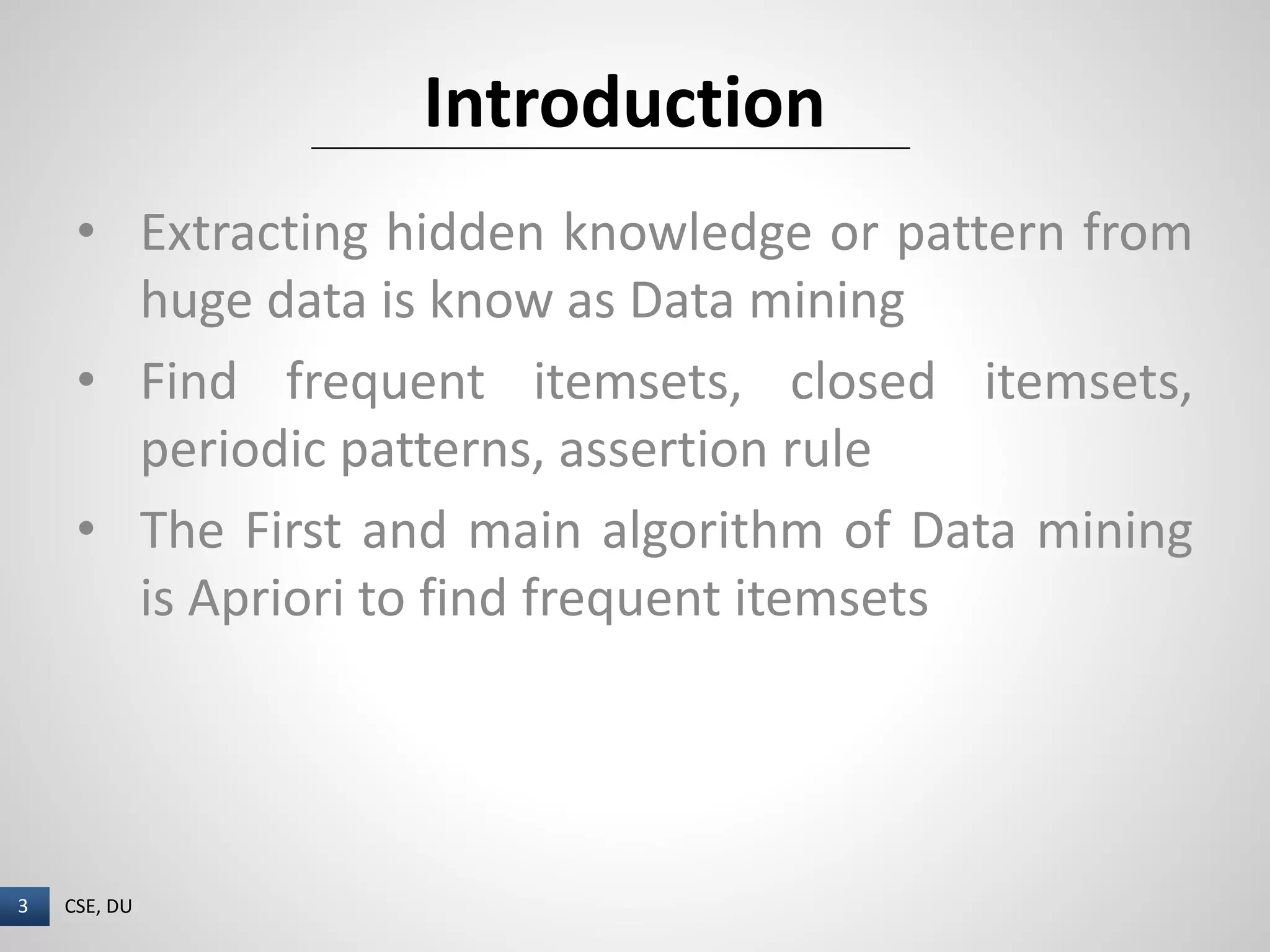 Apriori algorithm | PPT