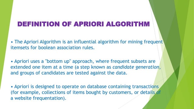 Apriori algorithm | PPT