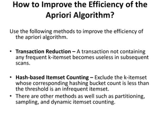 Apriori algorithm | PPTX | Grocery Shopping | Shopping