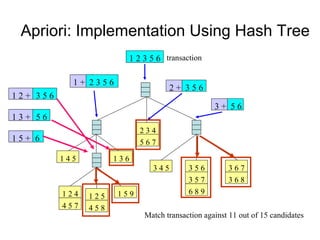Apriori and Eclat algorithm in Association Rule Mining | PPT
