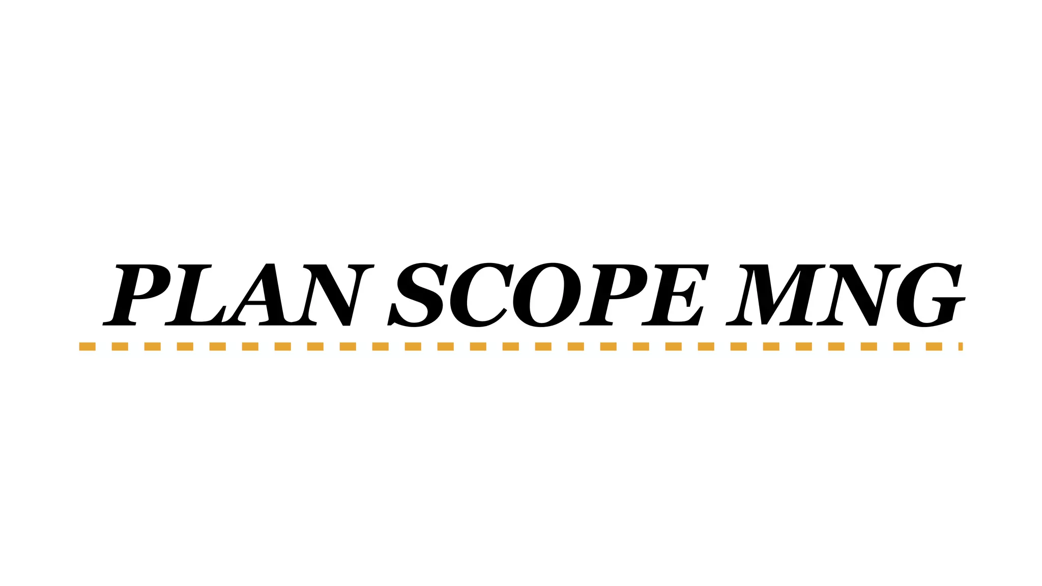 PLAN SCOPE MNG
 