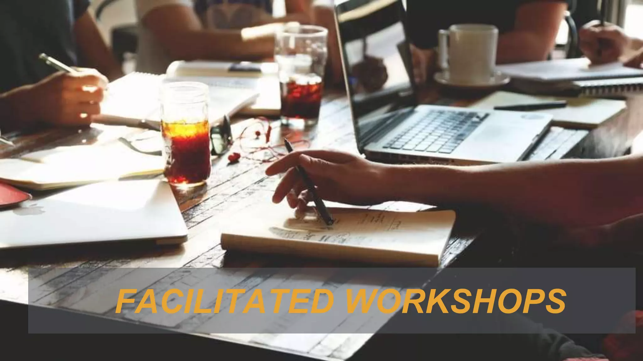 FACILITATED WORKSHOPS
 