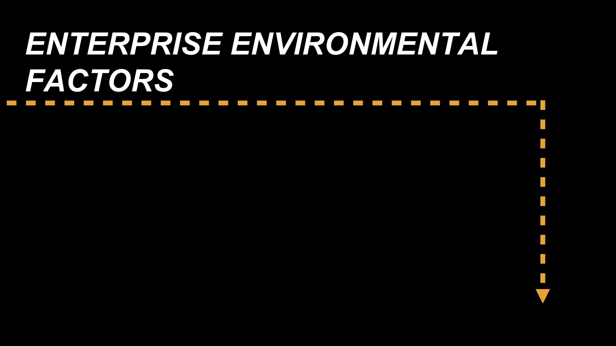 ENTERPRISE ENVIRONMENTAL
FACTORS
 
