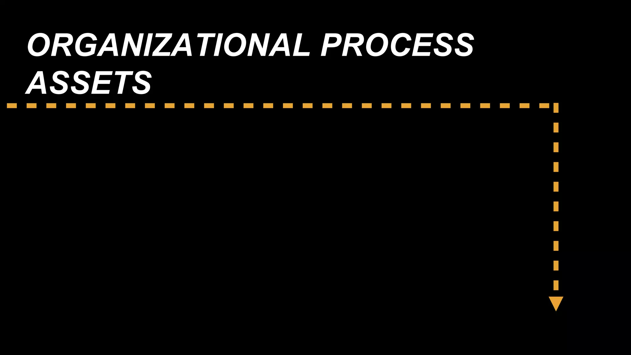 ORGANIZATIONAL PROCESS
ASSETS
 