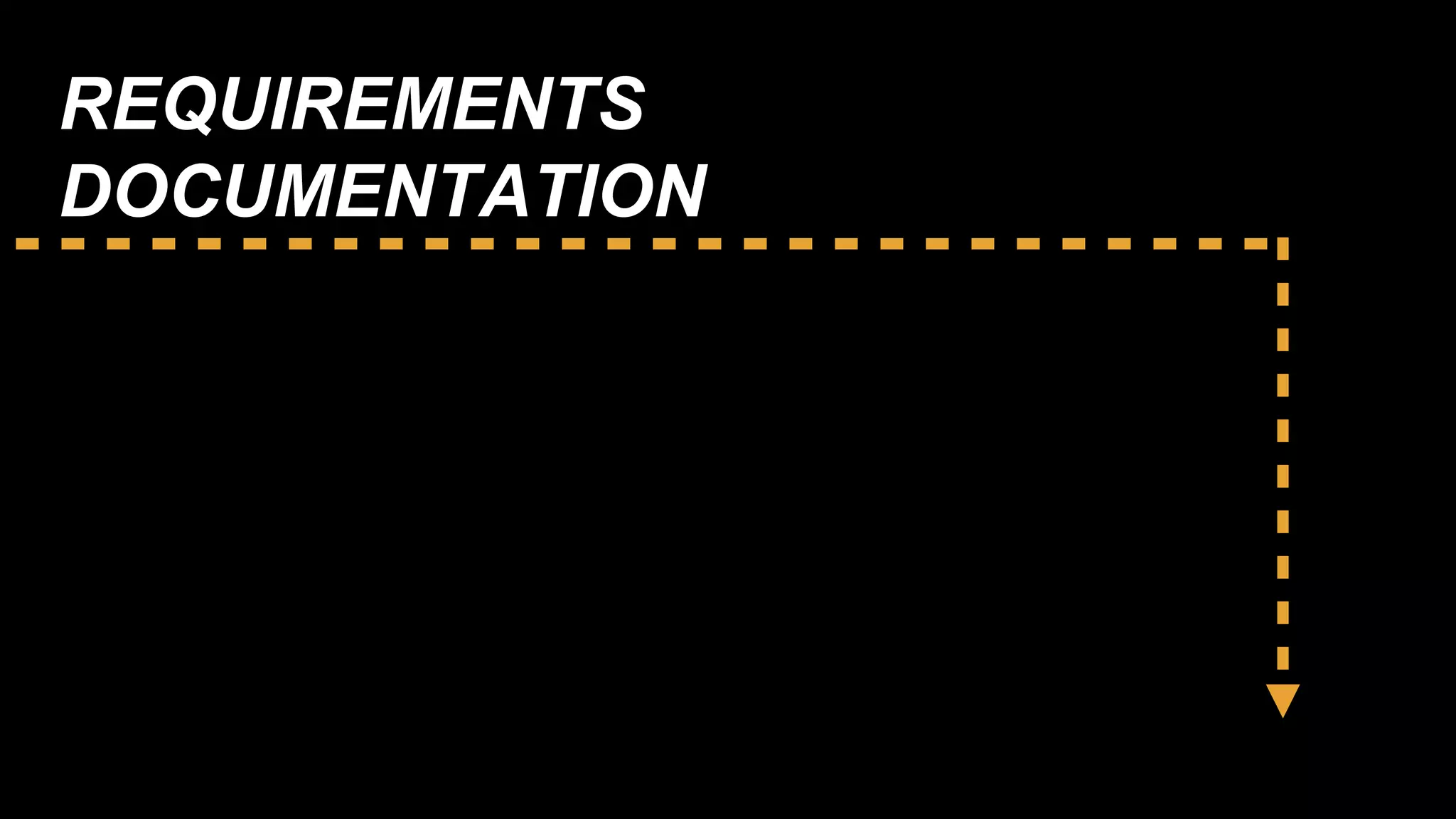 REQUIREMENTS
DOCUMENTATION
 