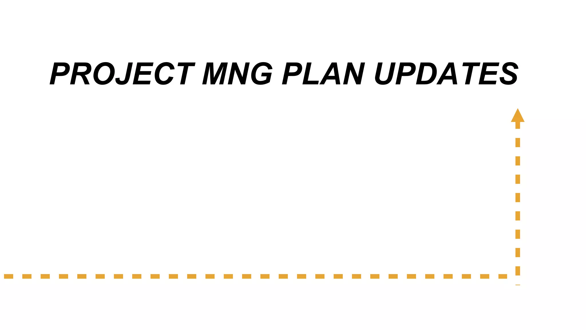 PROJECT MNG PLAN UPDATES
 