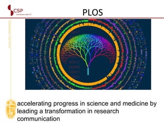 accelerating progress in science and medicine by leading a transformation in research communication PLOS 