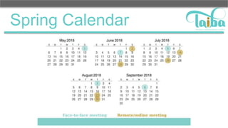 Spring Calendar
 