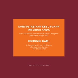 Apro interior-company-profile-2017 | PDF