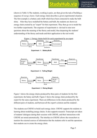 A Problem-Solving Model Of Students Construction Of Energy Models In ...