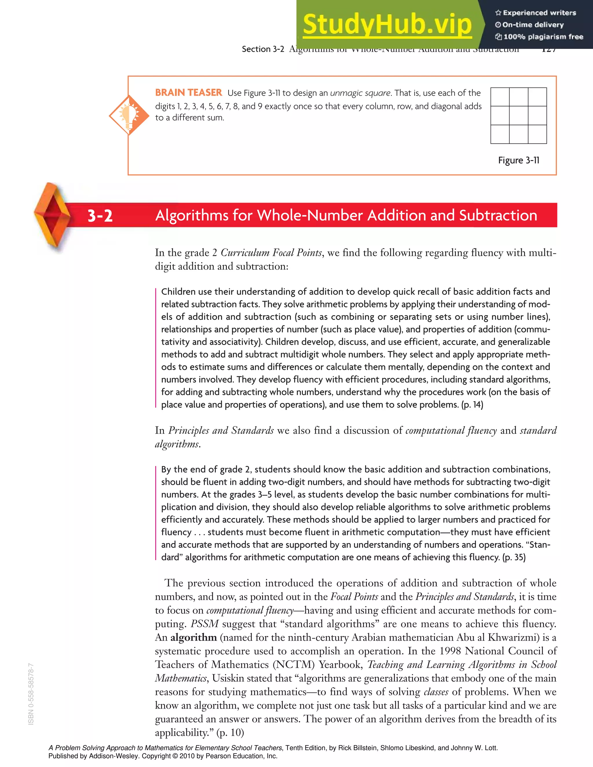 A Problem Solving Approach To Mathematics For Elementary School ...