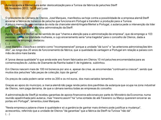 A produção industrial