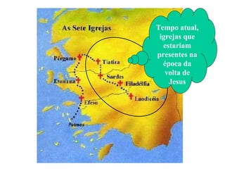 Tempo atual,
igrejas que
estariam
presentes na
época da
volta de
Jesus
 