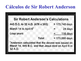 Cálculos de Sir Robert Anderson
 