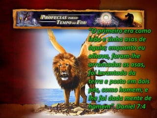 ii - A Veloz Expansão Grega“Depois disto, continuei olhando, e eis aqui outro, semelhante a um leopardo, e tinha nas costas quatro asas de ave; tinha também este animal quatro cabeças, e foi-lhe dado domínio”. Daniel 7:6 