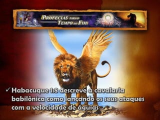 Em 331 a.C., os exércitos de Dario foram derrotados. Ele conquistou os persas e morreu quando estava com apenas 33 anos de idade!As 4 cabeças do leopardo são identificados em Daniel 8:22 como “quatro reinos” em que seria dividido o império helenístico de Alexandre após sua morte. Alexandre morreu em meio a uma ardente febre.Enquanto sua forças esmoreciam, seus líderes militares desfilaram diante dele, renderam-lhe melancólico tributo.