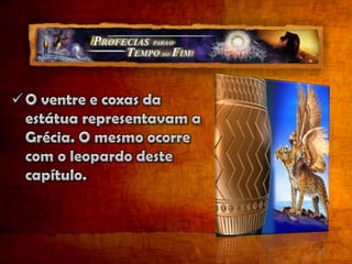 Os três chifres arrancados – A profecia declara que três dos primeiros chifres que surgiram do império romano foram arrancados para ceder seus espaços para o “chifre pequeno”. As nações exterminadas foram: os Hérulos, os Vândalos e os Ostrogodos. Todos esses detalhes constituem, evidentemente, o pano de fundo, ou mera introdução, dos temas maiores do cap. 7 de Daniel. Foram principalmente a carreira do chifre pequeno e os afazeres do julgamento que atraíram a atenção de Daniel, e o mesmo deve ocorrer conosco.Que poder é esse representado pelo Chifre Pequeno?