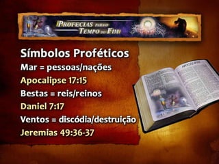 Assim como o ouro é o principal dos metais, o leão é o rei dos animais. As asas de águia simbolizam a rapidez com que o leão realizou suas conquistas. Em poucos anos, Nabucodonosor tornou-se senhor da maior parte do mundo conhecido. Habacuque 1:8 descreve a cavalaria babilônica como lançando os seus ataques com a velocidade de águiasOs Babilônios mantiveram o domínio de todo o mar mediterrâneo desde 608 AC até aproximadamente 538 AC quando foram vencidos pelos Medos-Persas.“Continuei olhando, e eis aqui o segundo animal, semelhante a um urso, o qual se levantou sobre um dos seus lados; na boca, entre os dentes, trazia três costelas; e lhe diziam: Levanta-te, devora muita carne”. Daniel 7:5 