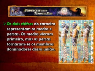 O Chifre pequeno tentou o que nenhum outro poder fez antes: cresceu até os céus (v.9); se engrandeceu contra o Príncipe do exército ( v.11), e o serviço diário/sacrifício contínuo. A palavra para “sacrifício costumado” é tamid (ininterrupto, contínuo ou diário) que simboliza o ministério sacerdotal de Jesus Cristo em nosso favor no santuário celestial.Que Jesus ministra no santuário celestial, é um fato estabelecido claramente em Hebreus 8:1,2, onde é dito que “possuímos tal Sumo Sacerdote, que se assenta à destra do trono da Majestade nos céus, como......ministro do santuário e do verdadeiro tabernáculo que o Senhor erigiu, não o homem”. E que Jesus ministra continuamente  em nosso favor, é algo também enfatizado em Hebreus 7:20-25.