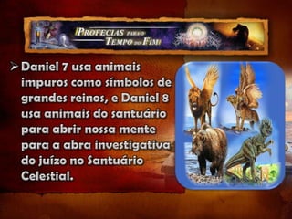 Este verso forma o clímax do capítulo e desempenhou um papel-chave na formação da IASD.Este capítulo, apesar de ser semelhante a Daniel 7 em muitos aspectos, desenvolve um tema não encontrado em Daniel 7, que é o ataque contra Cristo e Sua obra, não só como humano na Terra, mas como o Sumo Sacerdote no Santuário (Hb 8:1,2) por um vasto sistema religioso.As questões-chave reveladas aqui não giram ao redor de alguma batalha militar na qual exércitos pagãos profanam o santuário terrestre. O alcance do capítulo vai muito além de qualquer batalha localizada, terrestre, política ou militar. Ao contrário, as questões são espirituais; este capítulo é uma visão diferente do grande conflito, envolvendo um vasto sistema religioso que se ergueu em oposição à verdade de Cristo.O interesse principal nesta visão é mostrar – na Terra – a época da restauração da verdade deitada por terra (versos 10-12), e – no Céu – o início do juízo investigativo (purificação do santuário celestial). 