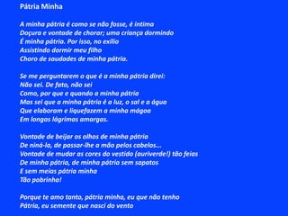  Sugestões românticas (contemplação do Amor)