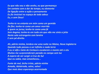  Revolta social = sentimento de fraternidade (eu-coletivo)