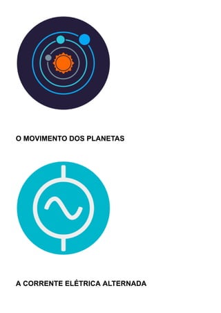 O MOVIMENTO DOS PLANETAS
A CORRENTE ELÉTRICA ALTERNADA
 