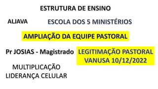MULTIPLICAÇÃO
LIDERANÇA CELULAR