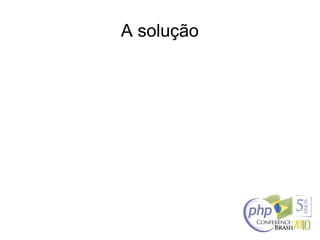 A solução
 