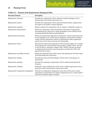 Requirements Workbook Example A Project Manager S Book Of Forms | PDF