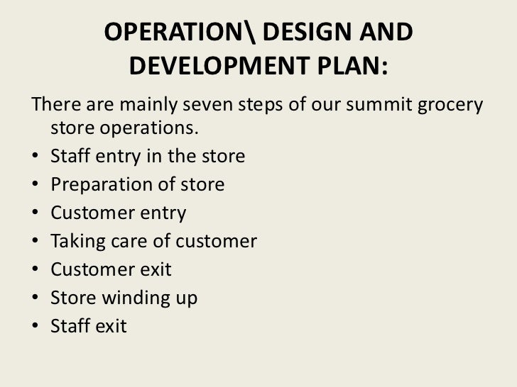 A project on business plan